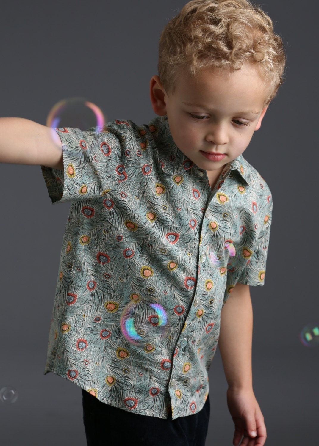 Liberty Print Boy's Shirt