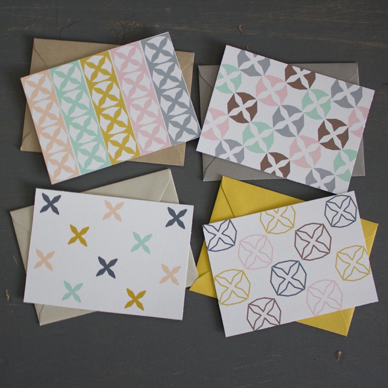 Sandbar - Set of 4 Blank Cards