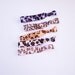 Animal Print Elastic Hair Ties Fantastic Elastics Double as Bracelets Stretchy Leopard Ponytail Holder with No Crease Elastic (Set of 5)