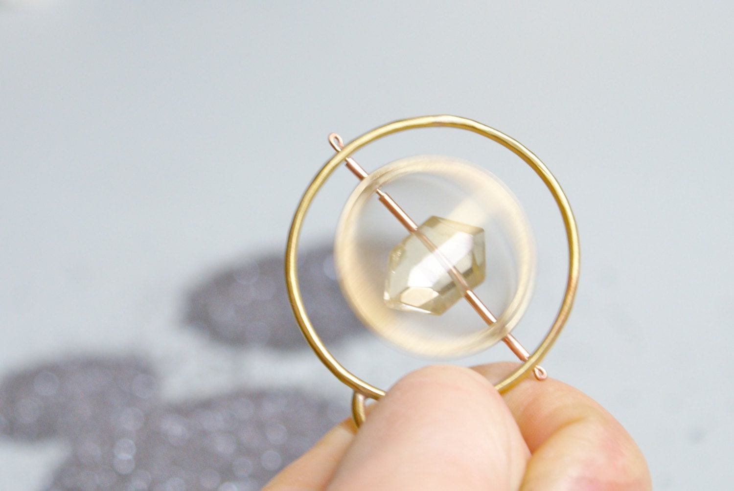 the Gyroscope Spin necklace