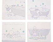 L'heure du Bain by Titou & Lili