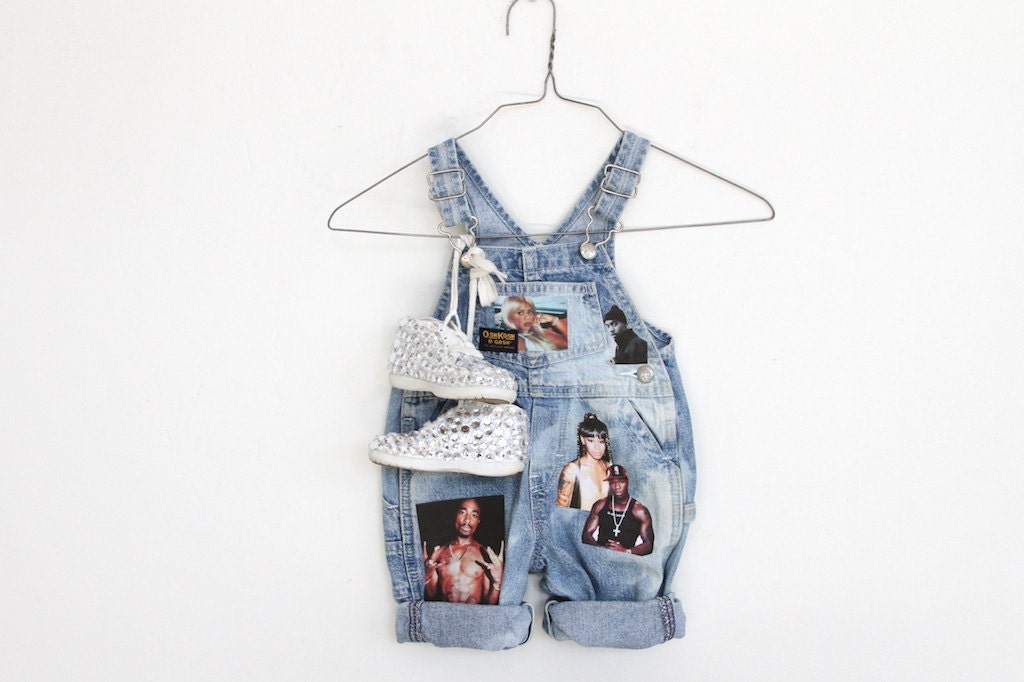 RAPPERS DELIGHT, baby rap icon overalls
