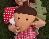 Forest Friends- Woodland Pillow- Acorn