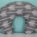 boppy slip cover: charcoal arrow
