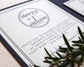 Wedding Invitation, Circle Square