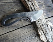 Forged knife-vikinkg style neck knife