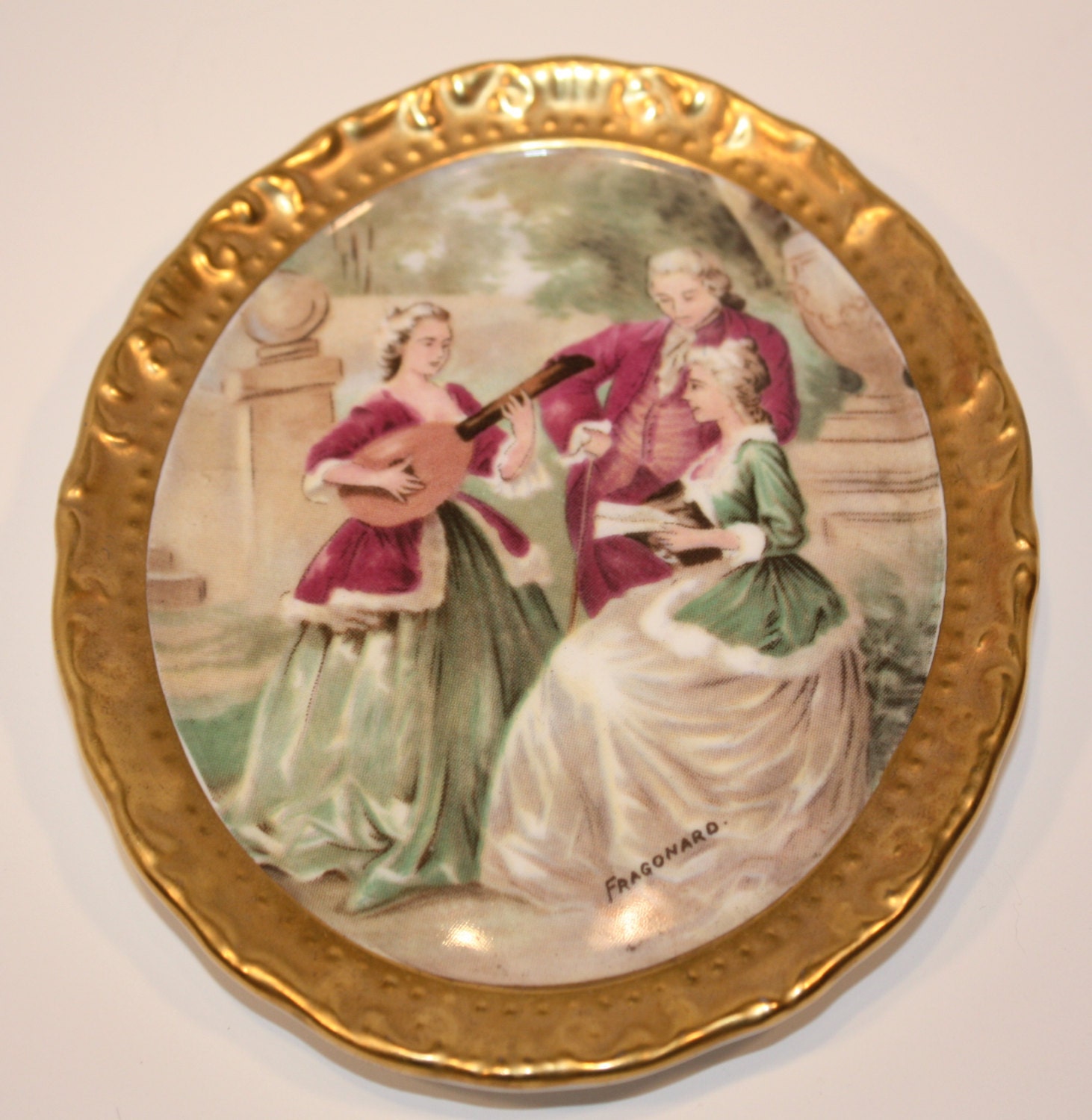 Vintage/Antique Victorian Style Plate by BeachArtbychrissie