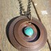 Turquoise Mixed Metal Necklace
