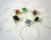 Wine Charms beads--set of 6 -(D)
