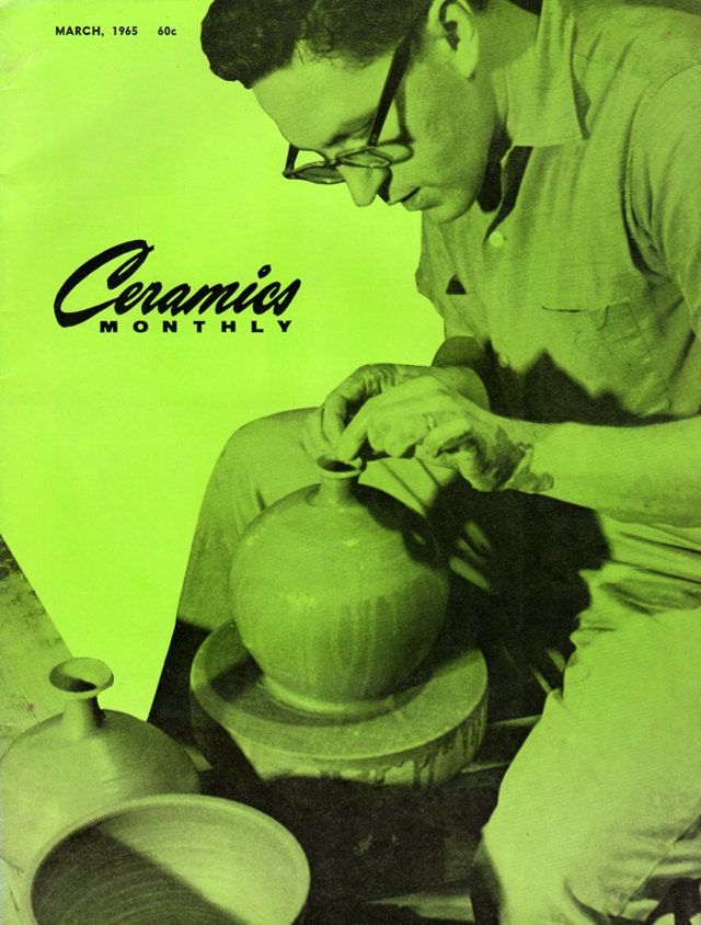 Ceramics Monthly magazine - issue from March 1965