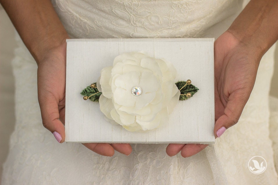 Wedding Vows Framed - Charlotte - Beads and Bloom - Silk Vow Folio
