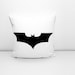 Batman cushion cover - white and black
