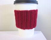 Crochet Cup Cozy The Pick Me Up Coffee Cup Sleeve