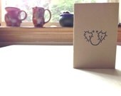 Notebook: Smile, Cute, Mini, Small Journal, Brown, Kraft, Simple, Jotter, Mini Journal, Small Notebook, Stamped, Unique, Gift