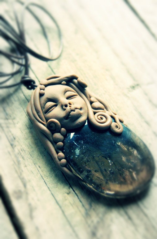 Smoky Quartz Goddess Necklace - Gemstone and Crystal Healing