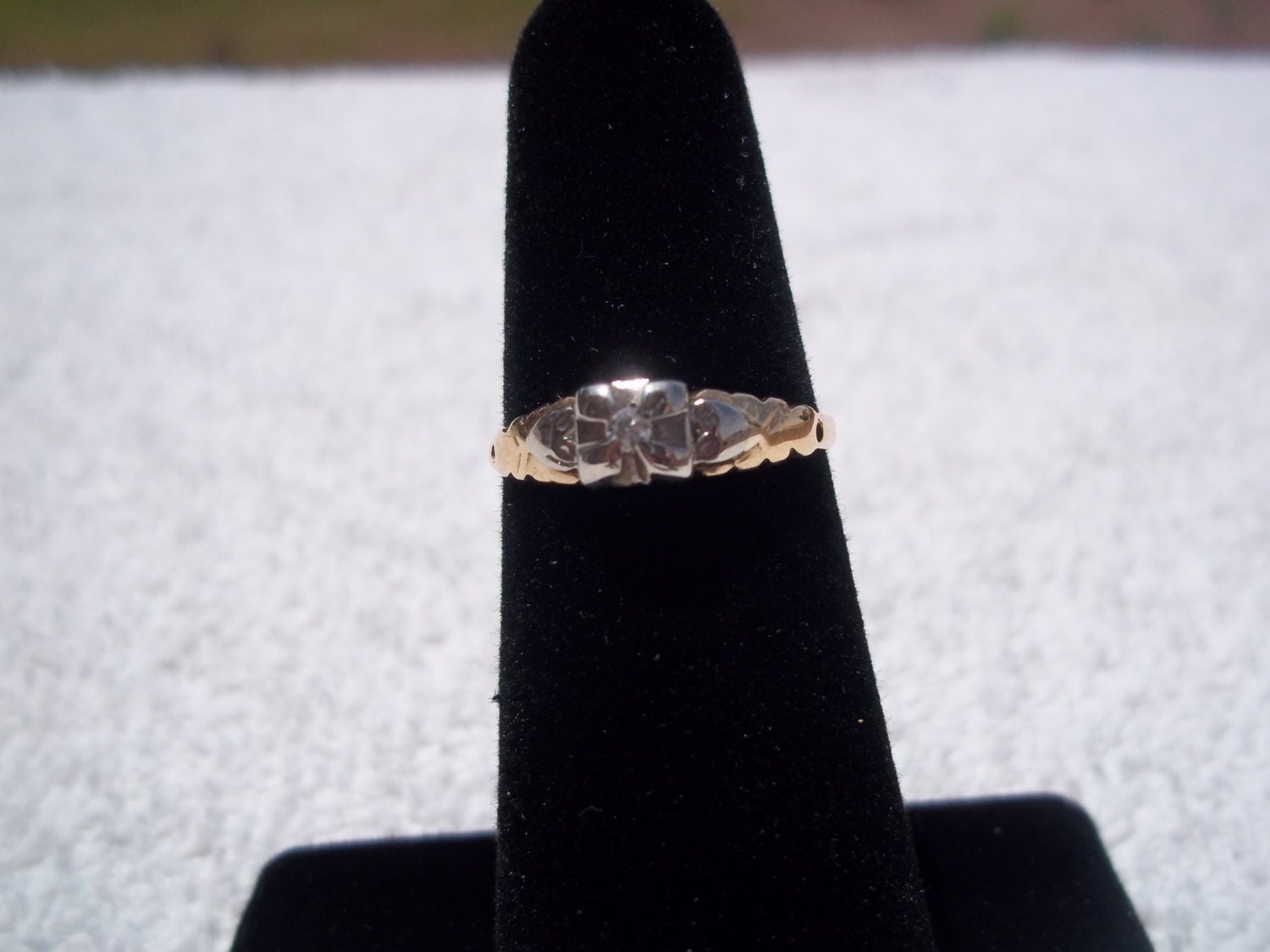 1930s 14k Diamond Engagement Ring