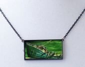 Kraken Squid Attack Dark Sea Pendant Necklace