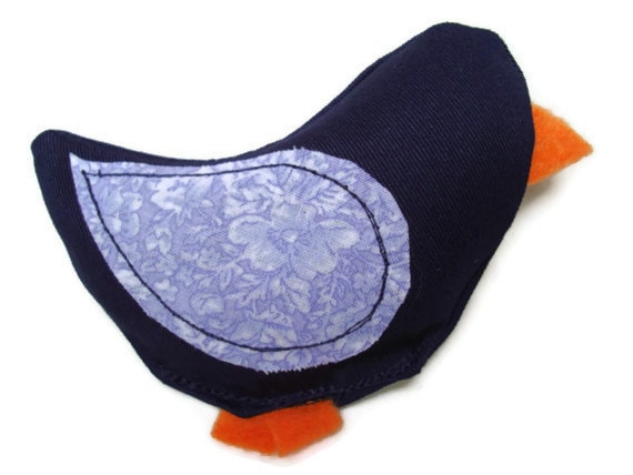 blue bird cat toy