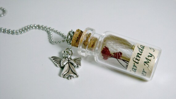 Personalized Lock of Hair Necklace First Curl Lock by CaptureMyArt