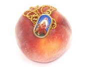 Durga Necklace, Shiva Necklace: Goddess Durga and Lord Shiva Necklace Dual Sided Pendant, Hindu Jewelry, Yoga Jewelry