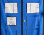Dr. Who TARDIS Blanket - ADULT, 50 x 60 inches