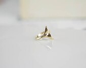 whale ring in silver / gold