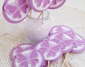 Butterfly Garden - Cupcake Toppers - Set of 12 - Your Choice of Color - Baby Shower - Bridal Shower - Cupcake Toppers