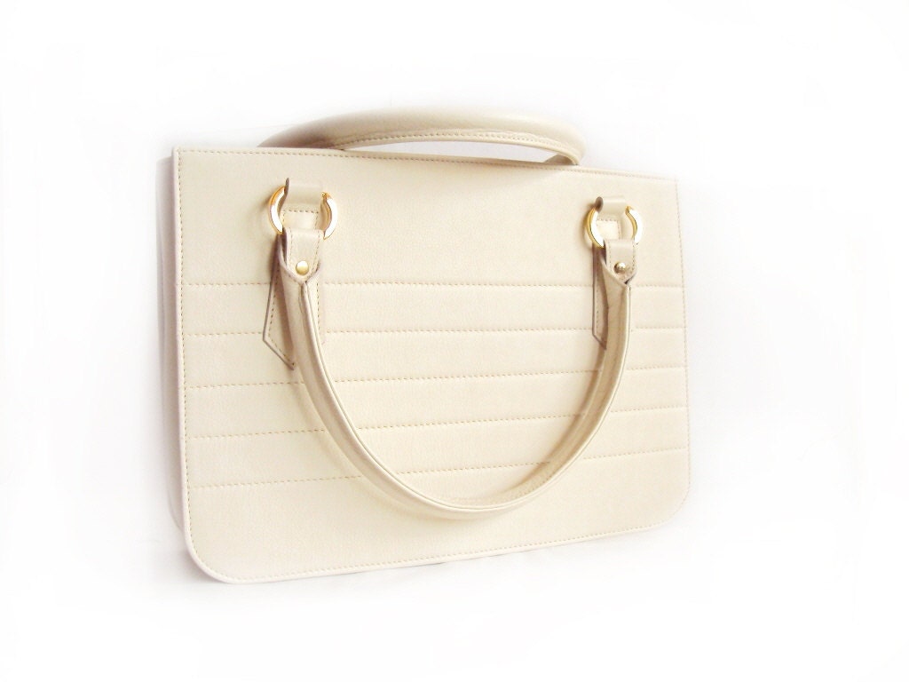 Nude Beige Leather Bag, Elegant Leather Briefcase, Business Bag, Cream Satchel Bag, Ipad Compartment, Beige Tote Bag