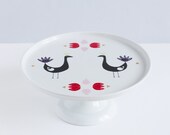 Cakestand "Peacok"