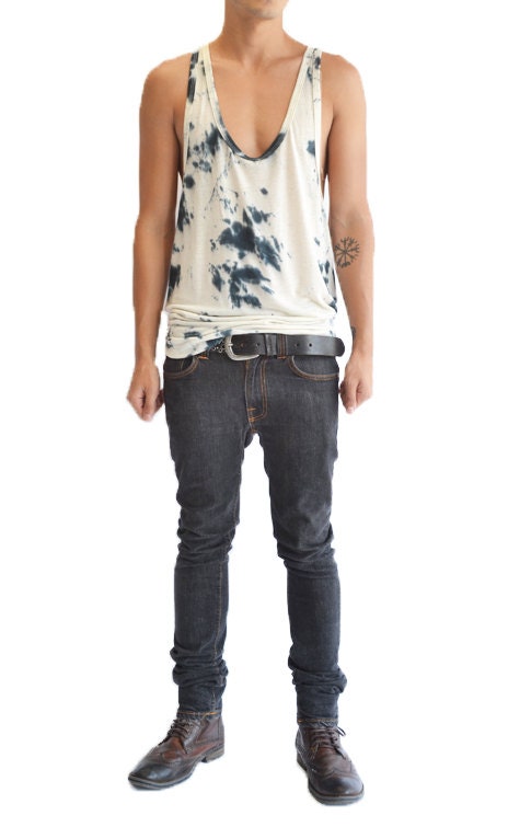 Tie Dye Tank Top With Racerback