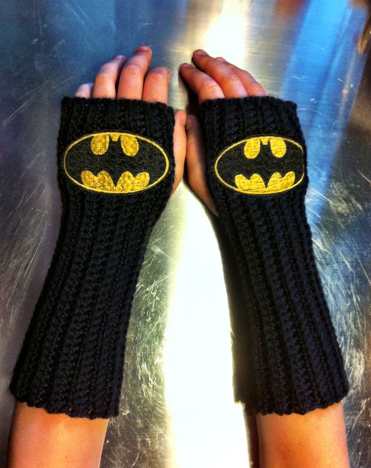 MARVEL Arm warmers / Fingerless gloves / Wrist warmers handmade