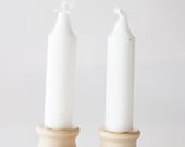 Wooden Candle Cups set of 2, Neon and Black Swirl, Modern Decor, hostess gift