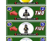 Customized Mini Figures Lego Money Printables