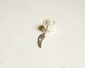 wing ear cuff - modern minimalist jewelry