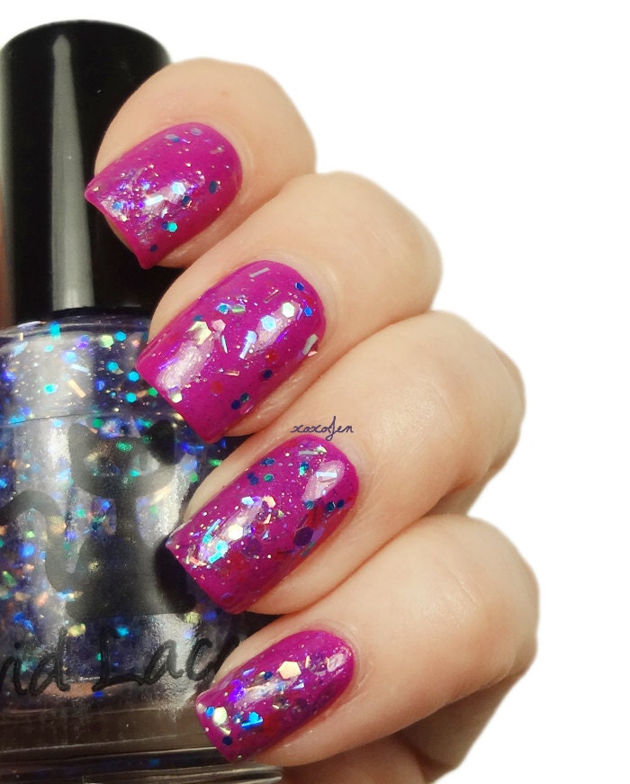 Lunar Eclipse - Glitter Nail Polish / Lacquer Full Size