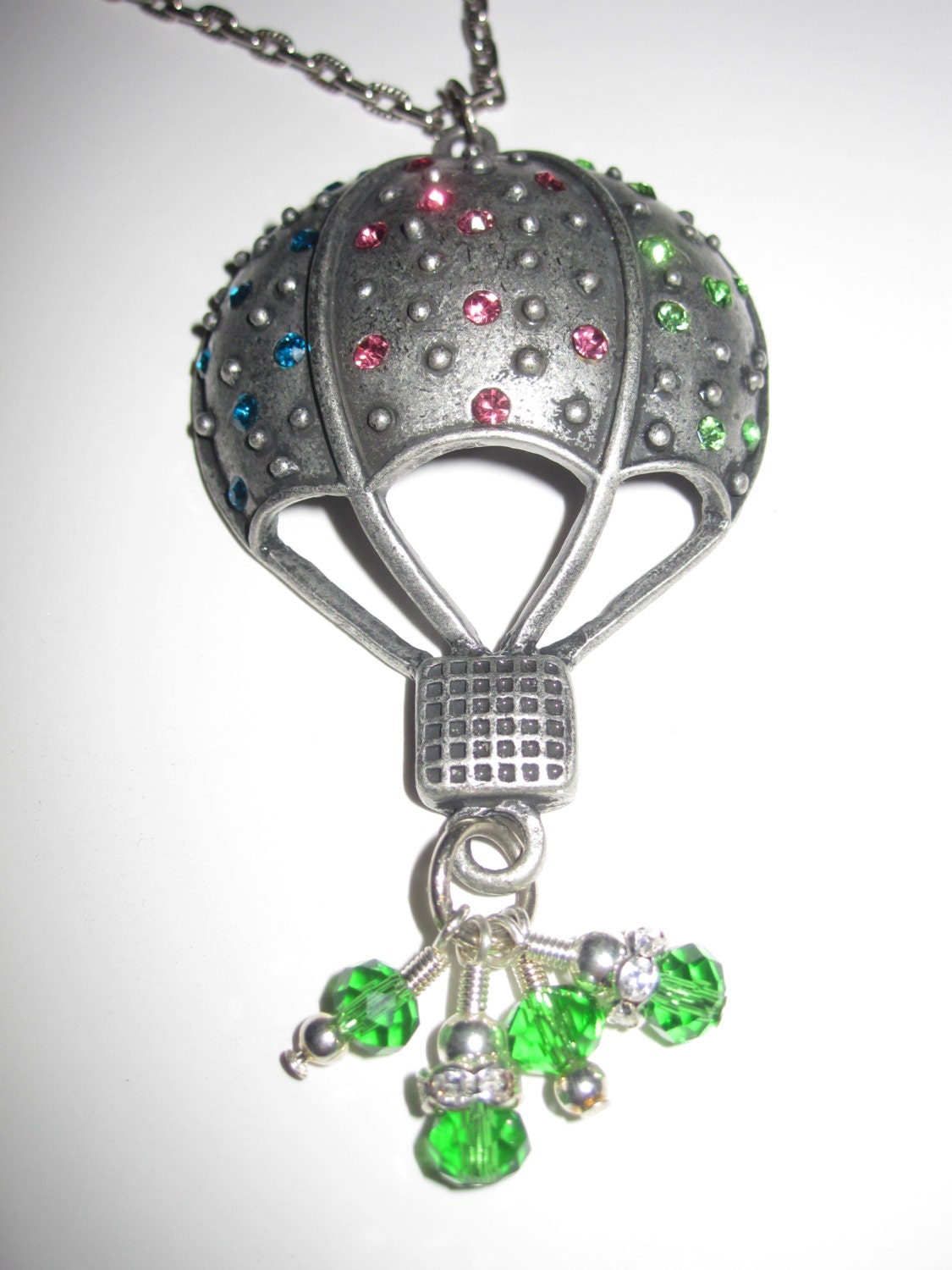 The Great and Powerful OZ  Hot Air Balloon Emerald City Necklace Charm