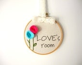 Custom Girls Name Sign, Girls personalized room sign,  nursery decor, Baby Room Sign,Hoop art embroidery decor,girls room decor