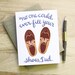 No One Could Ever Fill Your Shoes dad fathers day card calligraphy handwriting gold brown vintage birthday wedding thank you clever handsome