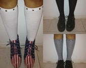 Studded Knee High Socks