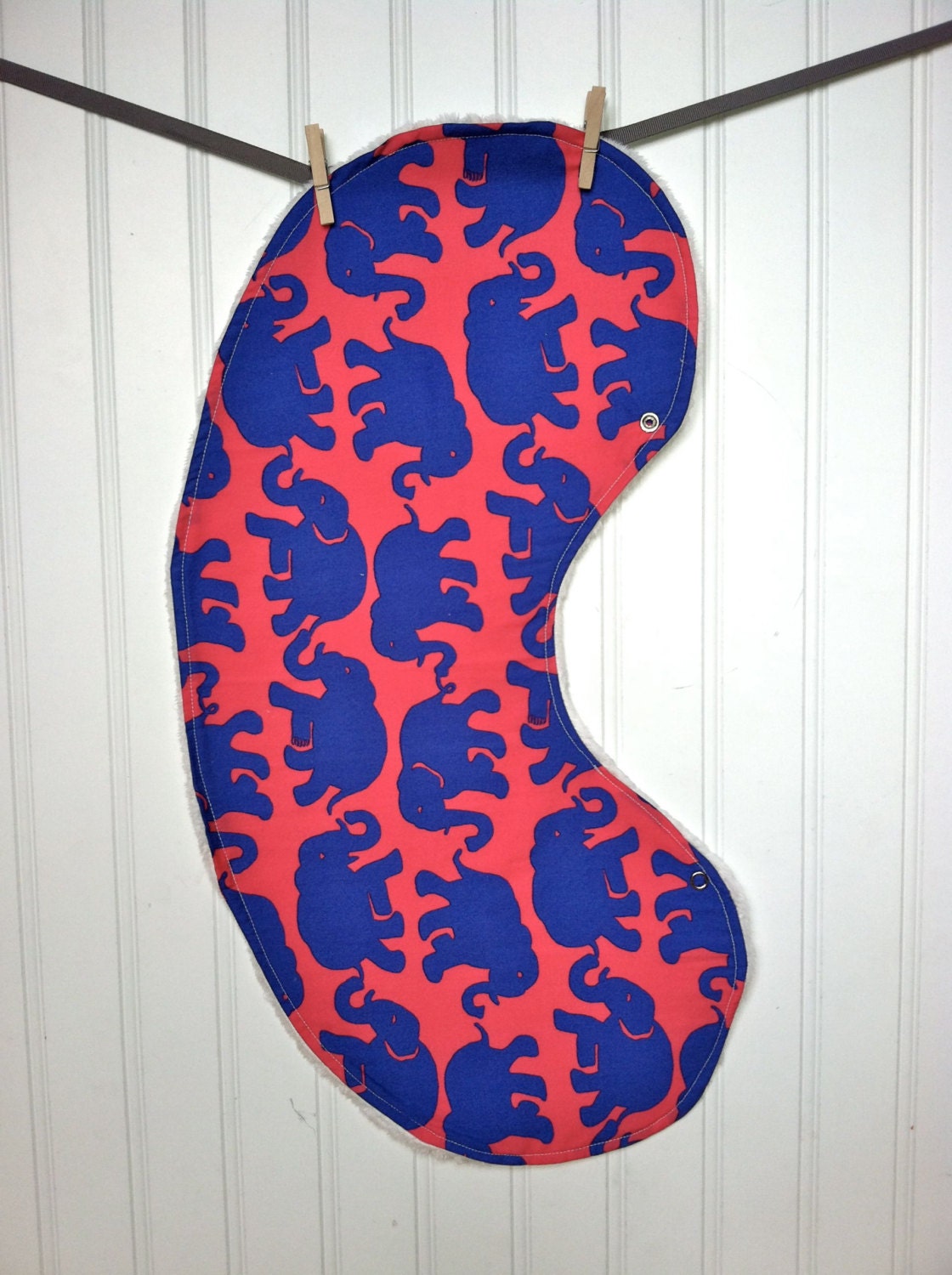 Boutique Bib Burp Cloths-Authentic Lilly Pulitzer Kissy Pink Tusk in Sun Fabric
