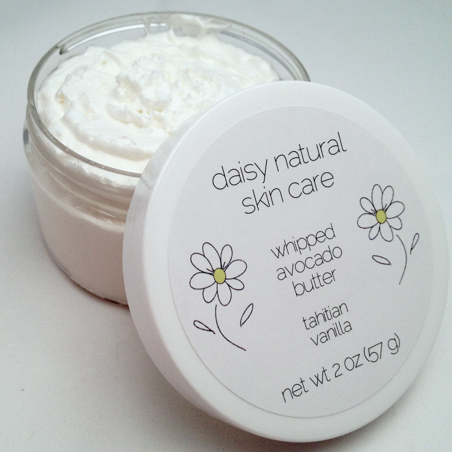 Whipped Body Butter, Tahitian Vanilla, 2 oz. - handmade, natural, vegan