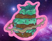 Mint Cocoa Planet Sticker