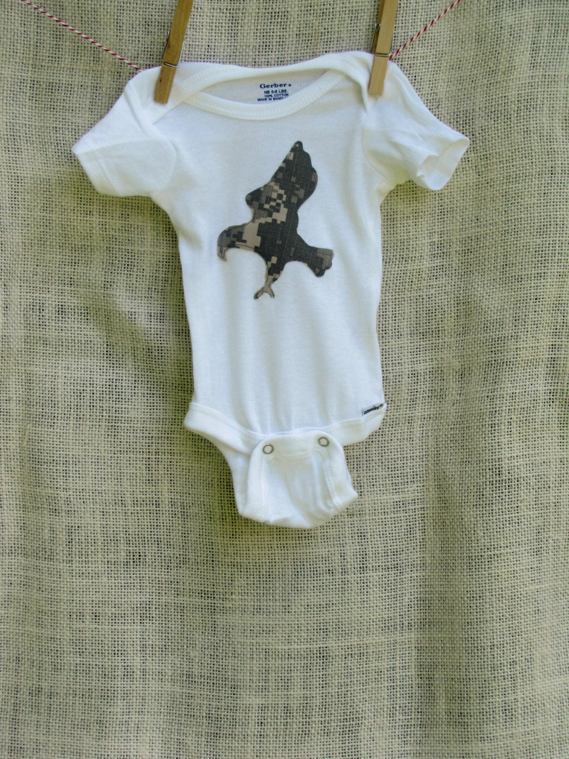Eagle Silhouette Baby Body suit