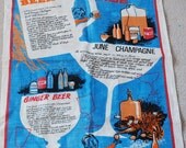 Home Brew Vintage Tea Towel Ireland Linen