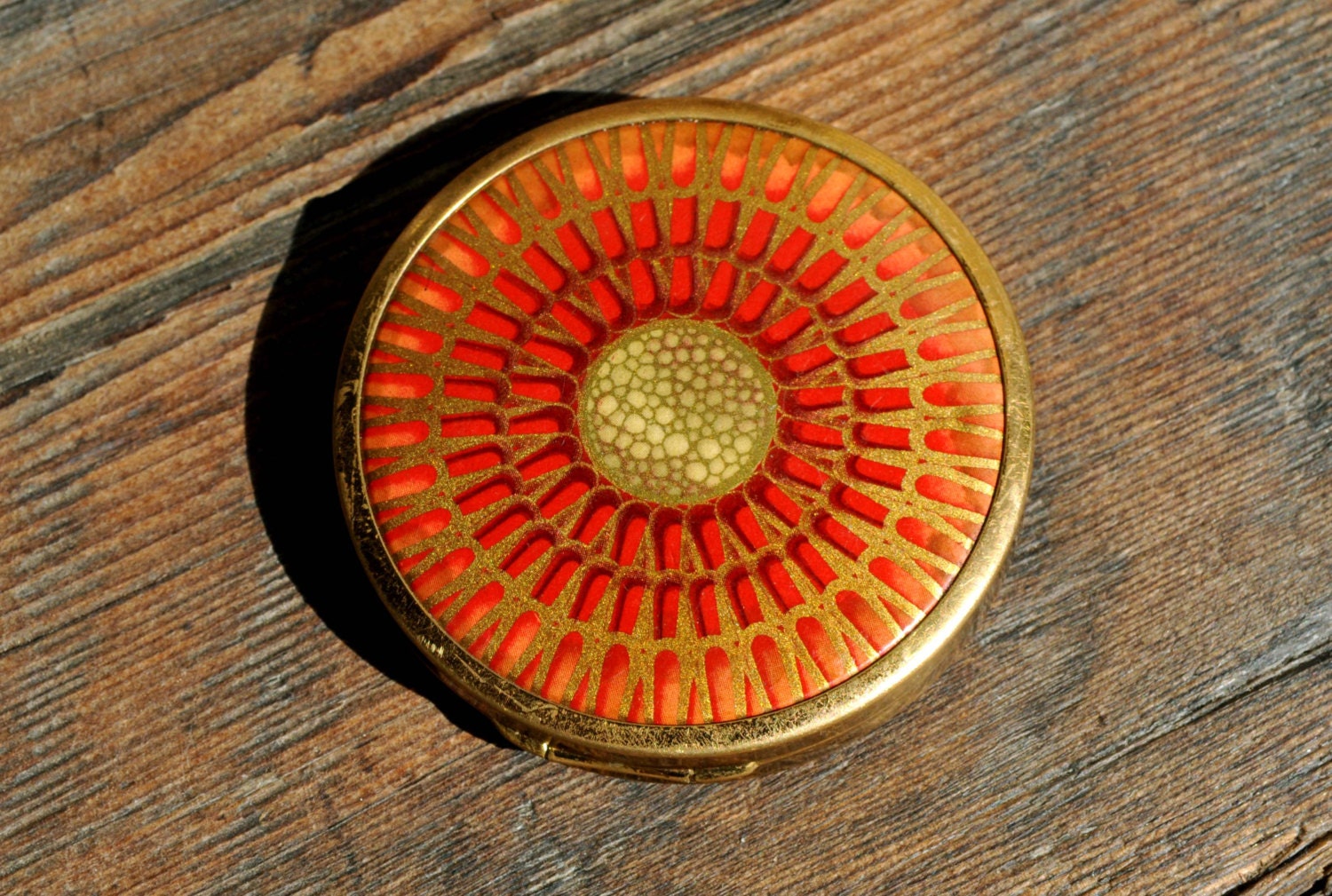 Vintage Coty pressed Air Spun powder mirrored compact