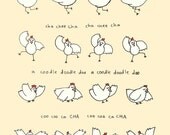 Arrested Development Chicken Dance Print - Hand-Illustrated
