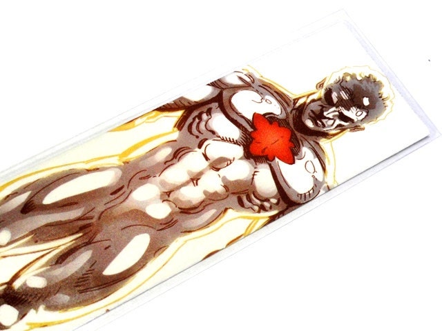 Captain Atom Bookmark inspired by DC Comics OOAK Laminated recycled upcycled repurposed spring reclaimed yj justice league