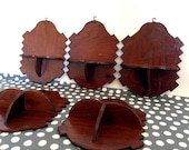 5 Vintage Handmade Shelves - 1950's