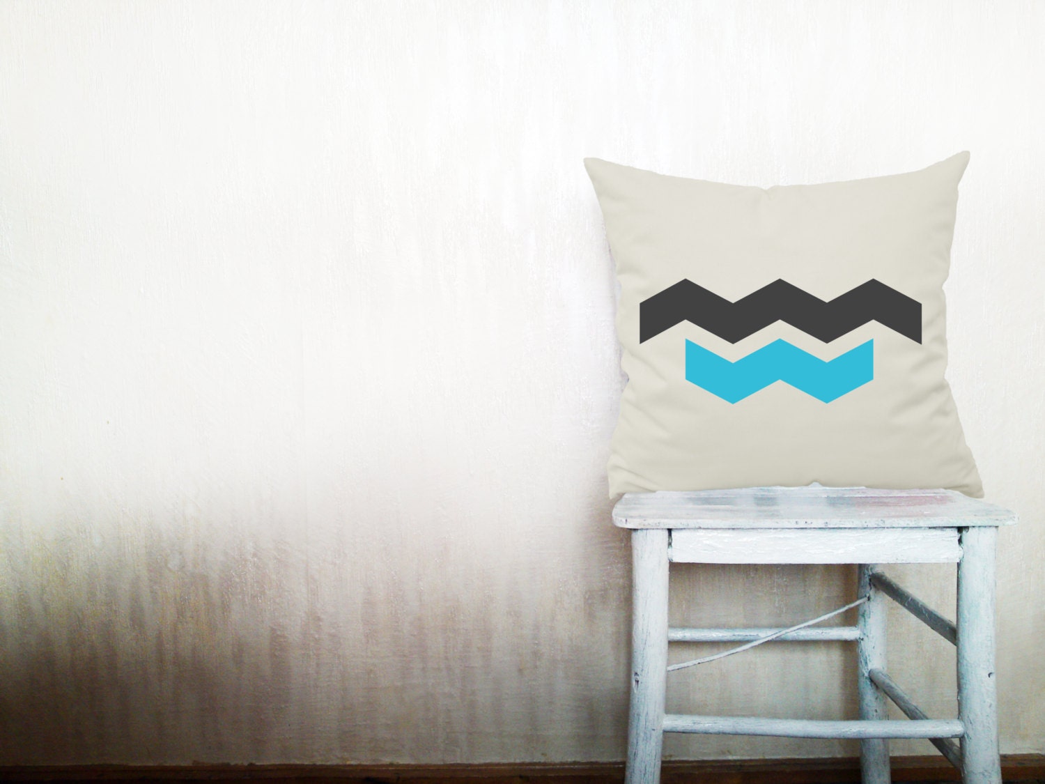 Chevron pillow decorative throw pillow geometric pillow cover beige cotton toss arrow pillow case rustic bedding set 18x18 inches ohtteam