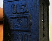 Vintage Cast Iron Mail Box Bank or Paperweight